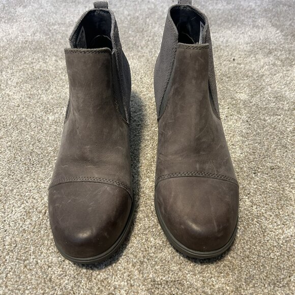 Sorel bootie wedge gray 10175 Evie II Chelsea Bootie size 6.5 - Picture 1 of 5